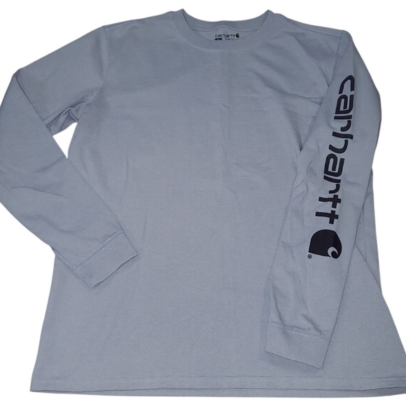 Carhartt Tops - Carhartt Women’s Long Sleeve Workwear Logo Shirt Size M 8-10